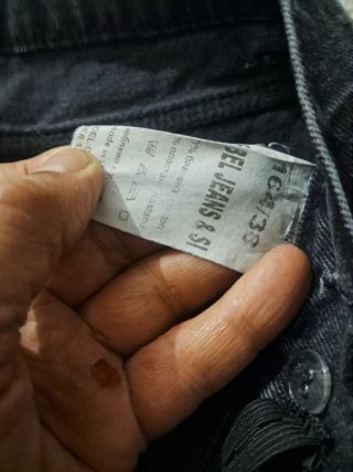 Pantalón ancho gris 16 años