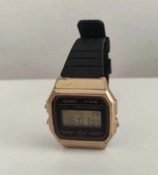 Reloj Casio F-91W Dorado y Negro