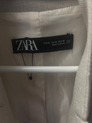 Blazer Zara Beige/Gris