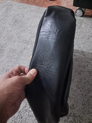 Bolso Camila Karina Negro Cuero