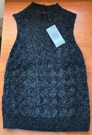 Top Mango Negro Talla XS