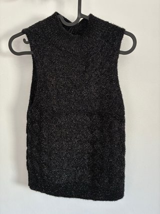 Top Mango Negro Talla XS