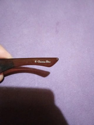 Gafas Christian Dior vintage marrón oro