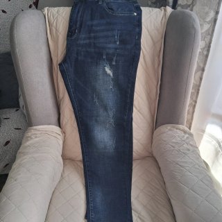 Pantalón vaquero azul elástico