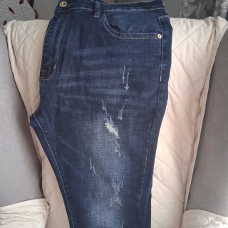 Pantalón vaquero azul elástico