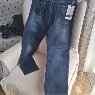 Pantalón vaquero azul elástico