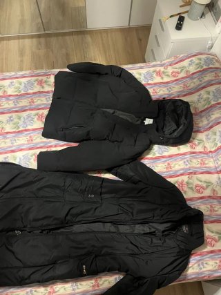 Lote 2 chaquetones negros