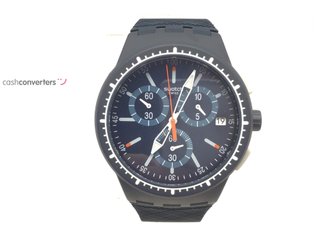 reloj pulsera caballero swatch gara in blu susn410