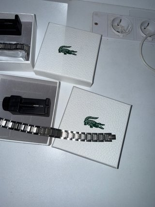 Pulsera Lacoste Plata