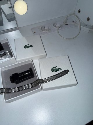 Pulsera Lacoste Plata