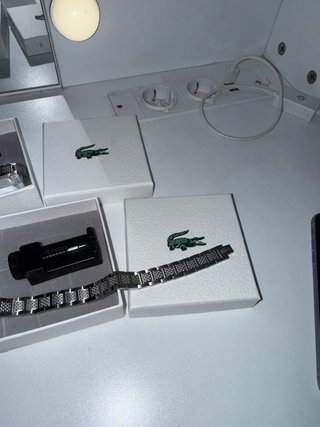 Pulsera Lacoste Plata