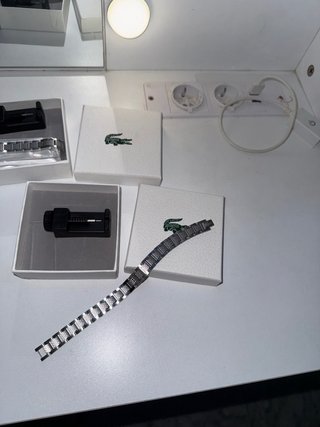Pulsera Lacoste Plata
