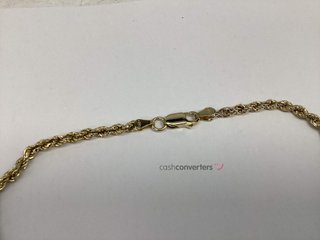 cadena oro 18k 22cm