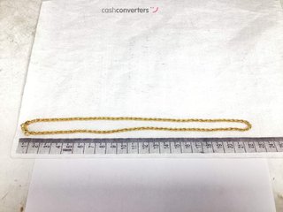 cadena oro 18k 22cm