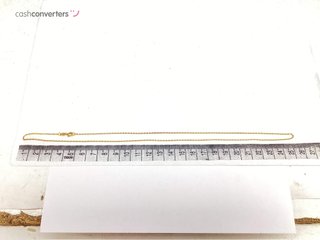cadena oro 18k 25cm