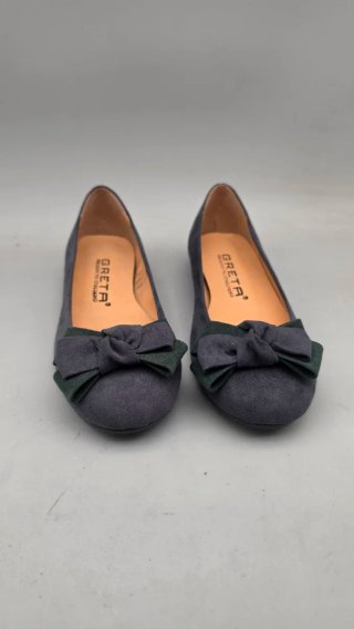 Made in Italy Ballerine blu con fiocchi "Greta" 🇮