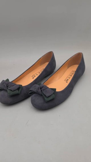 Made in Italy Ballerine blu con fiocchi "Greta" 🇮