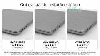 MacBook Air 13" (2018) Intel Core i5 1.6GHz 2 núcleos - SSD 512GB - RAM 8GB con marcas de pegatinas
