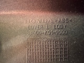 Carenado trasero izquierdo Honda SH 125i de 2016
