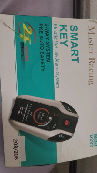 Alarma Moto Master Racing D208