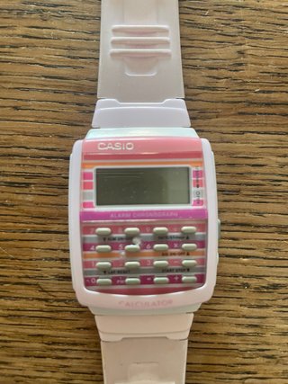 Casio Poptone LDF-40 Reloj Calculadora Rosa