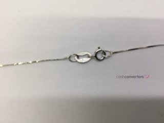 cadena oro 18k con piedra con circonita 22cm