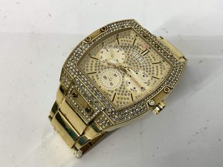 reloj pulsera caballero guess dorado