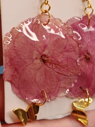 Pendientes Sakura Flor de Cerezo Japonés