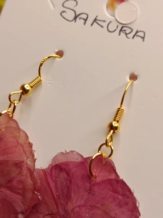 Pendientes Sakura Flor de Cerezo Japonés