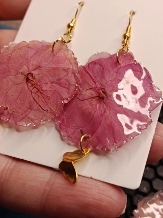 Pendientes Sakura Flor de Cerezo Japonés