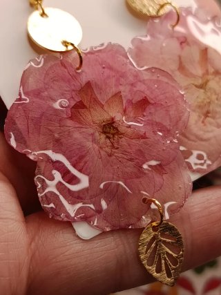 Pendientes Sakura Flor Cerezo Japonés