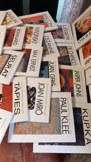 Lote 6 libros, Grandes pintores S.XX