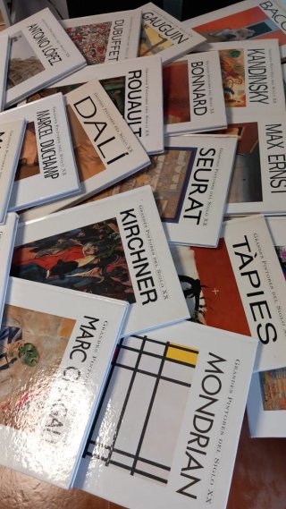 Lote 6 libros, Grandes pintores S.XX