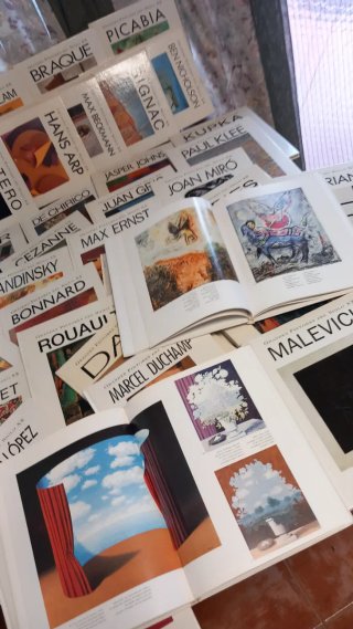 Lote 6 libros, Grandes pintores S.XX