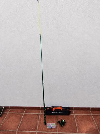 Kit de Pesca Completo Bravmack 1.8m NUEVO