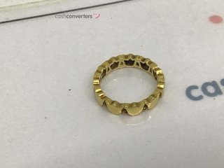anillo oro 18k