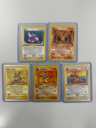 Cartas Pokémon Fósil 1ª Edición