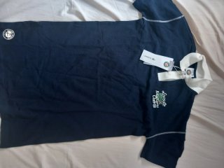 Polo Lacoste Roland Garros Azul talla 12 años
