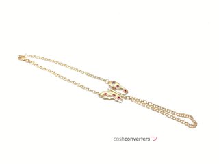 manita oro 18k con piedra
