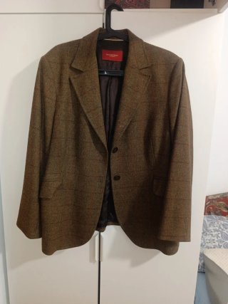 Americana Burberry Marrón Tweed