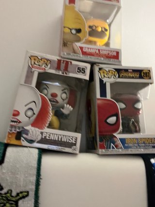 Funko Pop! 3 Figuras: Pennywise, Spiderman, Grampa
