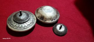 Antico porta medicinali tibetano argento