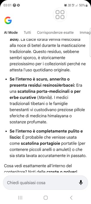 Antico porta medicinali tibetano argento