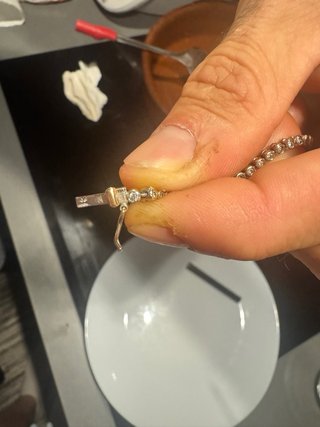 Pulsera Oro Blanco y Diamantes Naturales