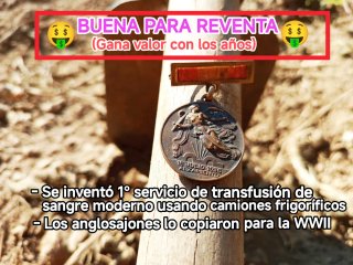 Medalla alzamiento nacional + monedas + billete