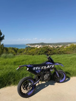 KTM EXC 530-R Enduro Morado/Negro