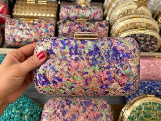 Bolsos de fiesta floral Resina