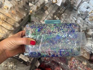 Bolsos de fiesta floral Resina