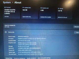 Portátil Gaming MSI perfecto estado 17", leer...