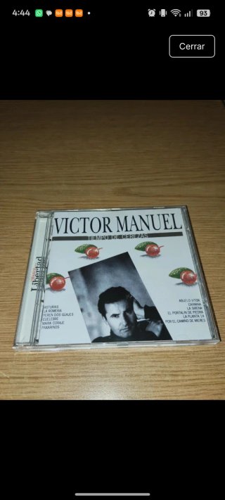 CD Victor Manuel - Tiempo de Cerezas